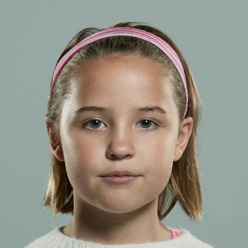 portrait of teen girl